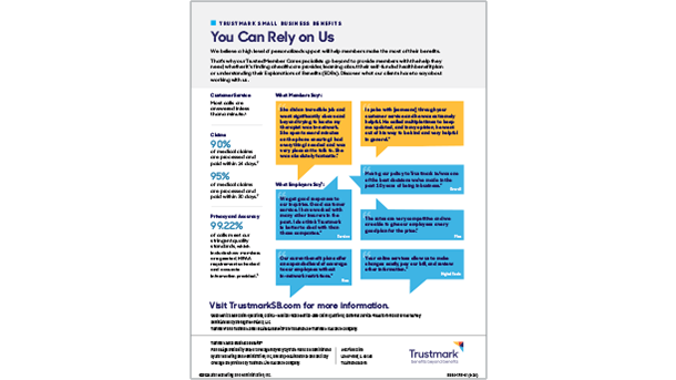What Members and Employers Say Flyer